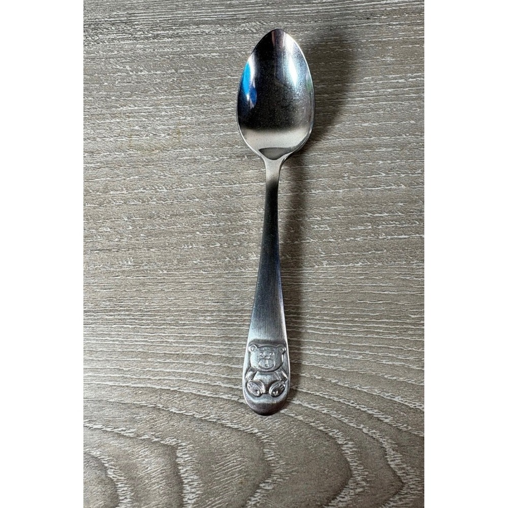HIC Stainless Japan‎ Teddy Bear Baby Toddler Spoon